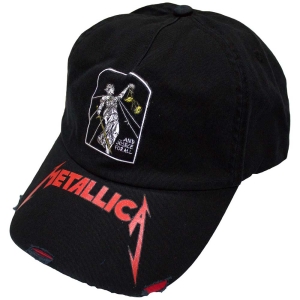 Metallica - And Justice For All Tombstone Bl Baseball Cap ryhmässä MERCHANDISE / Merch / Hårdrock @ Bengans Skivbutik AB (5583709)