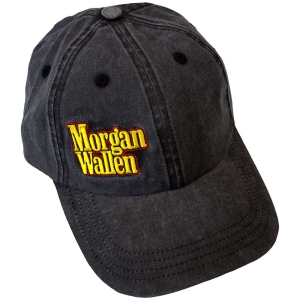 Morgan Wallen - Stacked Logo Side Char Baseball Cap ryhmässä MERCHANDISE / Merch / Country @ Bengans Skivbutik AB (5583714)