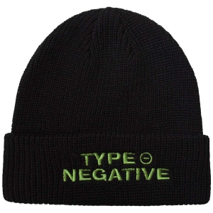 Type O Negative - Text Logo Bl Beanie Hat ryhmässä MERCHANDISE / Merch / Hårdrock @ Bengans Skivbutik AB (5583718)