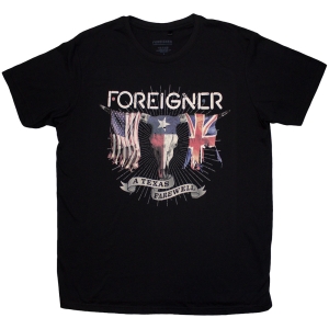 Foreigner - Texas Farewell Uni Bl T-Shirt ryhmässä MERCHANDISE / T-paita / Pop-Rock @ Bengans Skivbutik AB (5583723r)