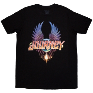 Journey - Classic Wings Uni Bl T-Shirt ryhmässä MERCHANDISE / T-paita / Pop-Rock @ Bengans Skivbutik AB (5583724r)