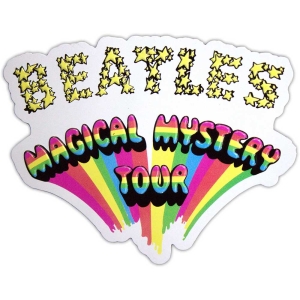 Beatles - Magical Mystery Tour Logo Embossed Magnet ryhmässä MERCHANDISE / Merch / Pop-Rock @ Bengans Skivbutik AB (5583882)