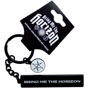 Bring Me The Horizon - Text Logo 6-Point Star Charm Keychain ryhmässä MERCHANDISE / Merch / Hårdrock @ Bengans Skivbutik AB (5583890)