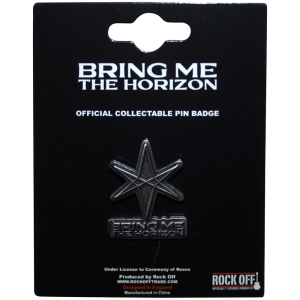 Bring Me The Horizon - 6-Point Star Pin Badge ryhmässä MERCHANDISE / Merch / Hårdrock @ Bengans Skivbutik AB (5583891)