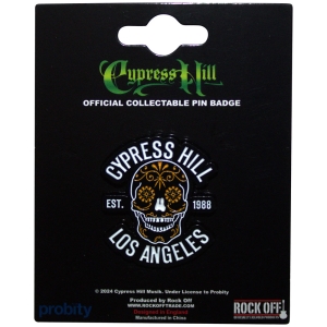 Cypress Hill - Los Angeles 1988 Pin Badge ryhmässä MERCHANDISE / Merch / Hip Hop-Rap @ Bengans Skivbutik AB (5583897)