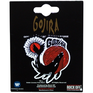 Gojira - Whale Pin Badge ryhmässä MERCHANDISE / Merch / Hårdrock @ Bengans Skivbutik AB (5583904)