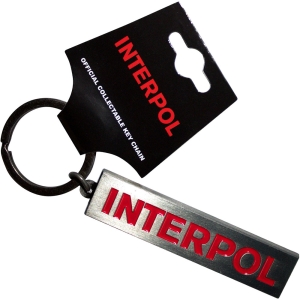 Interpol - Text Logo Keychain ryhmässä MERCHANDISE / Merch / Pop-Rock @ Bengans Skivbutik AB (5583907)