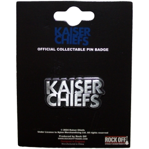 Kaiser Chiefs - Skewed Logo Pin Badge ryhmässä MERCHANDISE / Merch / Pop-Rock @ Bengans Skivbutik AB (5583912)