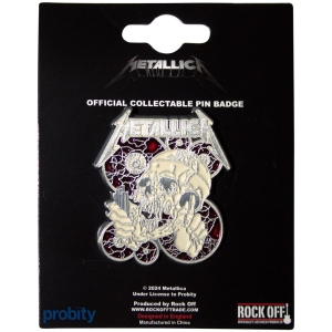 Metallica - The Shortest Straw Pin Badge ryhmässä MERCHANDISE / Merch / Hårdrock @ Bengans Skivbutik AB (5583928)