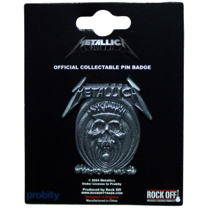 Metallica - In Vertigo Pin Badge ryhmässä MERCHANDISE / Merch / Hårdrock @ Bengans Skivbutik AB (5583932)