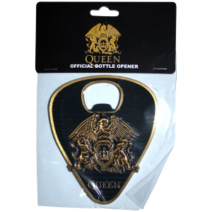 Queen - Gold Crest Plectrum Bottle Opener ryhmässä MERCHANDISE / Merch / Pop-Rock @ Bengans Skivbutik AB (5583940)