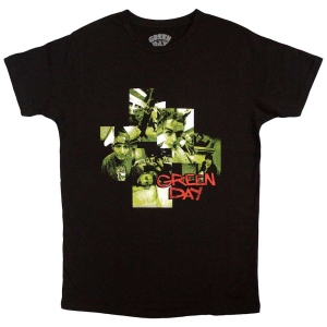 Green Day - Photo Montage Uni Bl T-Shirt ryhmässä MERCHANDISE / T-paita / Punk @ Bengans Skivbutik AB (5583974r)