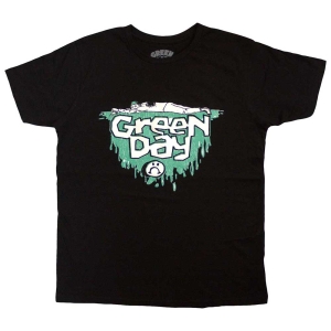 Green Day - Kerplunk Logo Sad Face Uni Bl T-Shirt ryhmässä MERCHANDISE / T-paita / Punk @ Bengans Skivbutik AB (5583975r)