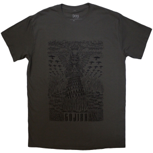 Gojira - Demon Village Uni Char T-Shirt ryhmässä MERCHANDISE / T-paita / Hårdrock @ Bengans Skivbutik AB (5583976r)