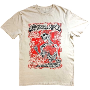 Grateful Dead - Forever Red Frame Uni Sand T-Shirt ryhmässä MERCHANDISE / T-paita / Pop-Rock @ Bengans Skivbutik AB (5583979r)