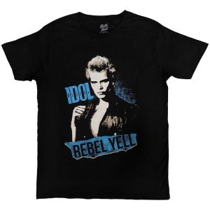 Billy Idol - Rebel Yell Blue Uni Bl T-Shirt ryhmässä MERCHANDISE / T-paita / Pop-Rock @ Bengans Skivbutik AB (5583982r)