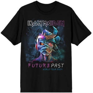 Iron Maiden - The Future Past World Tour 24 Uni Bl T-Shirt ryhmässä MERCHANDISE / T-paita / Hårdrock @ Bengans Skivbutik AB (5583983r)