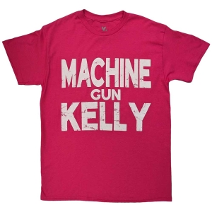 Machine Gun Kelly - Embers Logo Uni Pink T-Shirt ryhmässä MERCHANDISE / T-paita / Pop-Rock @ Bengans Skivbutik AB (5583989r)