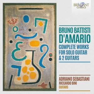 D'amario B B - Complete Works For Guitar Solo & Tw ryhmässä CD @ Bengans Skivbutik AB (5584122)