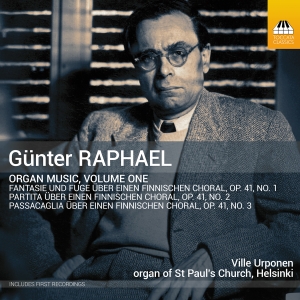 Günter Raphael - Organ Music, Vol. 1 ryhmässä CD / Kommande / Klassiskt @ Bengans Skivbutik AB (5584285)