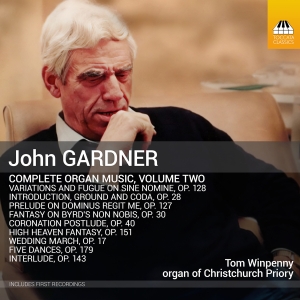 John Gardner - Complete Organ Music, Vol. 2 ryhmässä CD / Kommande / Klassiskt @ Bengans Skivbutik AB (5584286)