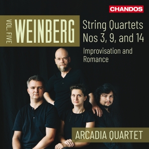 Mieczyslaw Weinberg - String Quartets, Vol. 5 ryhmässä CD / Kommande / Klassiskt @ Bengans Skivbutik AB (5584304)