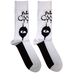 Alice Cooper - Eyes Uni Wht Socks (Size 40-44) ryhmässä MERCHANDISE / Merch / Hårdrock @ Bengans Skivbutik AB (5586269)