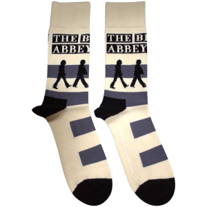 Beatles - Abbey Road Crossing Uni Natrl Socks (Size 40-44) ryhmässä MERCHANDISE / Merch / Pop-Rock @ Bengans Skivbutik AB (5586270)