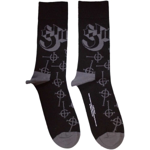 Ghost - Symbol Pattern Uni Bl Socks (Size 40-44) ryhmässä MERCHANDISE / Merch / Hårdrock @ Bengans Skivbutik AB (5586282)