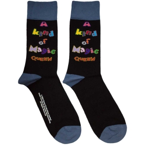 Queen - A Kind Of Magic Uni Bl Socks (Size 40-44) ryhmässä MERCHANDISE / Merch / Pop-Rock @ Bengans Skivbutik AB (5586297)