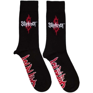 Slipknot  - Tour 22 Uni Bl Socks (Size 40-44) ryhmässä MERCHANDISE / Merch / Hårdrock @ Bengans Skivbutik AB (5586303)