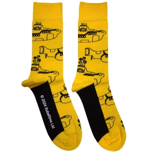 Beatles - Yellowsubmarine Sub Outline Repeat Uni Yell Socks (Size 40-44) ryhmässä MERCHANDISE / Merch / Pop-Rock @ Bengans Skivbutik AB (5586304)