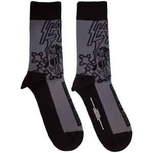 Slayer - South Of Heaven Mono Uni Char Socks (Size 40-44) ryhmässä MERCHANDISE / Merch / Hårdrock @ Bengans Skivbutik AB (5586309)