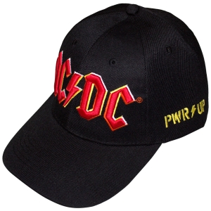 Ac/Dc - Pwr Up & Logo Bl Baseball Cap ryhmässä MERCHANDISE / Merch / Hårdrock @ Bengans Skivbutik AB (5586316)