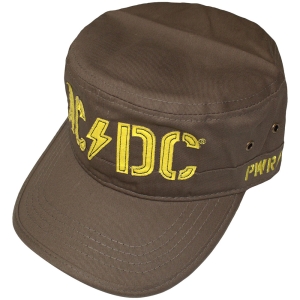 Ac/Dc - Pwr Up & Stencil Logo Military Green Military Cap ryhmässä MERCHANDISE / Merch / Hårdrock @ Bengans Skivbutik AB (5586318)