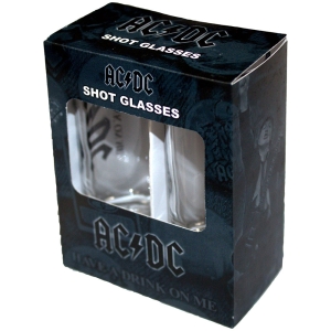 Ac/Dc - Have A Drink On Me Shot Glass Set ryhmässä MERCHANDISE / Merch / Hårdrock @ Bengans Skivbutik AB (5586320)