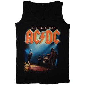 Ac/Dc - Let There Be Rock Lady Bl Tank Top ryhmässä MERCHANDISE / T-paita / Heavy Metal @ Bengans Skivbutik AB (5586329r)