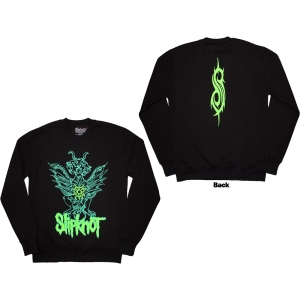 Slipknot - Green Demon Uni Bl Sweatshirt ryhmässä MERCHANDISE / Hupparit / Hårdrock @ Bengans Skivbutik AB (5586337r)