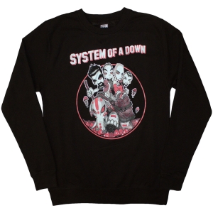 System Of A Down - Mushroom People Uni Bl Sweatshirt ryhmässä MERCHANDISE / Hupparit / Hårdrock @ Bengans Skivbutik AB (5586338r)