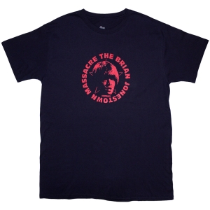 Brian Jonestown Massacre - Logo Uni Navy T-Shirt ryhmässä MERCHANDISE / T-paita / Pop-Rock @ Bengans Skivbutik AB (5586393r)