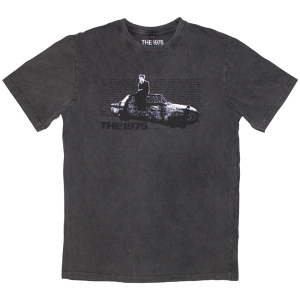 The 1975 - Car Photo Stone Wash Uni Char T-Shirt ryhmässä MERCHANDISE / T-paita / Pop-Rock @ Bengans Skivbutik AB (5586736r)