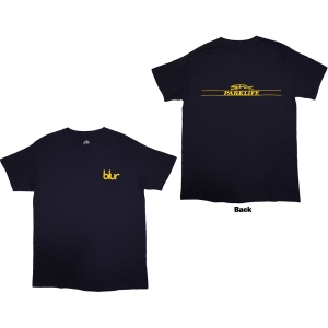 Blur - Yellow Pocket Blur / Parklife  Uni Navy T-Shirt ryhmässä MERCHANDISE / T-paita / Pop-Rock @ Bengans Skivbutik AB (5586745r)