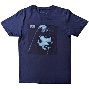 Joni Mitchell - Blue  Uni Navy T-Shirt ryhmässä MERCHANDISE / T-paita / Pop-Rock @ Bengans Skivbutik AB (5586769r)