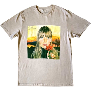 Joni Mitchell - Clouds Uni Sand T-Shirt ryhmässä MERCHANDISE / T-paita / Pop-Rock @ Bengans Skivbutik AB (5586770r)