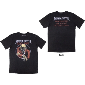 Megadeth - Black Friday Stone Wash Uni Char T-Shirt ryhmässä MERCHANDISE / T-paita / Hårdrock @ Bengans Skivbutik AB (5586774r)