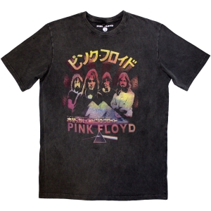 Pink Floyd - Japan Poster Stone Wash Uni Char T-Shirt ryhmässä MERCHANDISE / T-paita / Pop-Rock @ Bengans Skivbutik AB (5586780r)