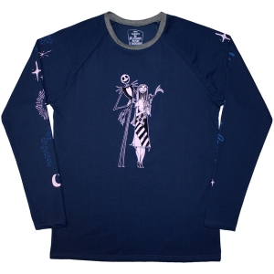 The Nightmare Before Christmas - Celestrial Uni Navy Longsleeve ryhmässä MERCHANDISE / T-paita / Film-Musikal @ Bengans Skivbutik AB (5586793r)