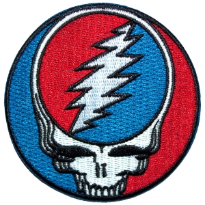 Grateful Dead - Steal Your Face Classic Woven Patch ryhmässä MERCHANDISE / Merch / Pop-Rock @ Bengans Skivbutik AB (5587233)