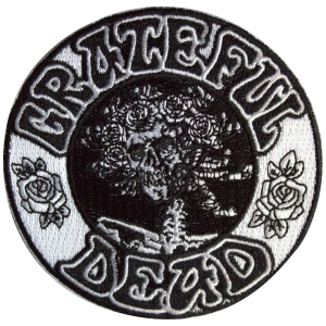 Grateful Dead - B&W Bertha Circle Woven Patch ryhmässä MERCHANDISE / Merch / Pop-Rock @ Bengans Skivbutik AB (5587238)