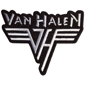 Van Halen - Retro Logo Woven Patch ryhmässä MERCHANDISE / Merch / Hårdrock @ Bengans Skivbutik AB (5587241)